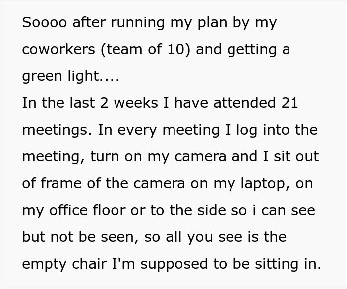 Boss Asks For Cameras To Be On And Full Engagement During Online Meets, One Worker “Delivers”