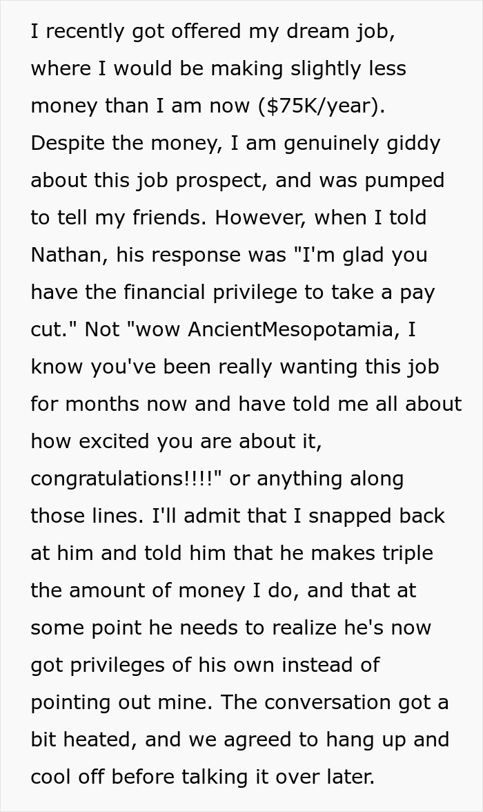 Guy Gets Into A Heated Argument With Formerly Poor Friend About Privilege, Rekindles His Friendship Guy Gets Into A Heated Argument With Formerly Poor Friend About Privilege, Rekindles His Friendship