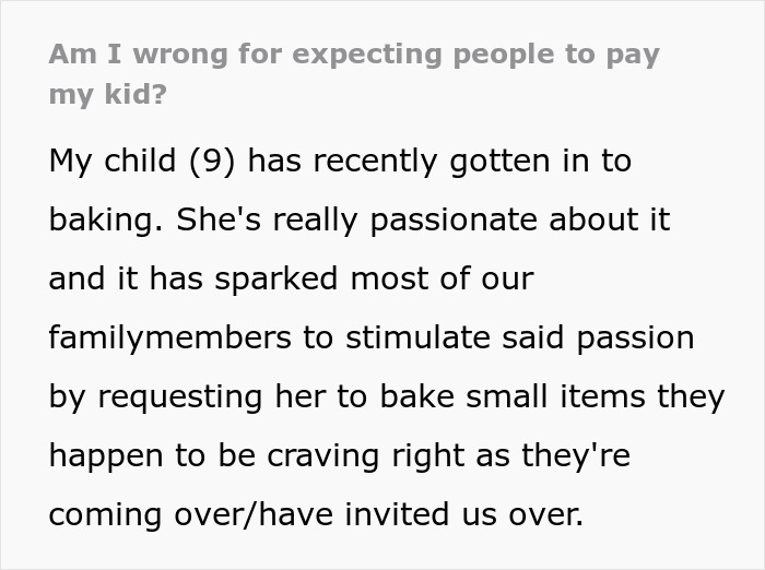Relative Thinks 9-Year-Old “Shouldn’t Expect Payment” For 75 Cupcakes, Gets Called Out By Mom Relative Thinks 9-Year-Old “Shouldn’t Expect Payment” For 75 Cupcakes, Gets Called Out By Mom