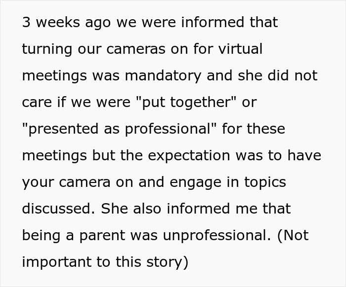 Boss Asks For Cameras To Be On And Full Engagement During Online Meets, One Worker “Delivers”
