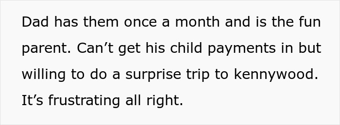 Mom Is Tired Of Ex Pretending To Be ‘Fun Parent’ While She Takes Care Of Everything, Exposes Him Mom Is Tired Of Ex Pretending To Be ‘Fun Parent’ While She Takes Care Of Everything, Exposes Him