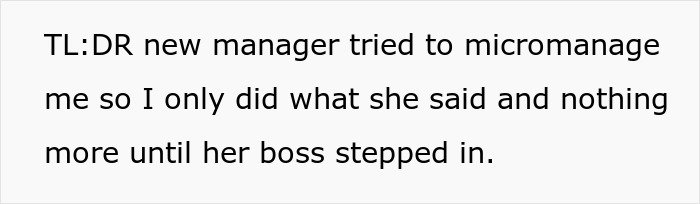 Employee Engages In Malicious Compliance To Show Their Superior That Micromanaging Is Not The Answer Employee Engages In Malicious Compliance To Show Their Superior That Micromanaging Is Not The Answer