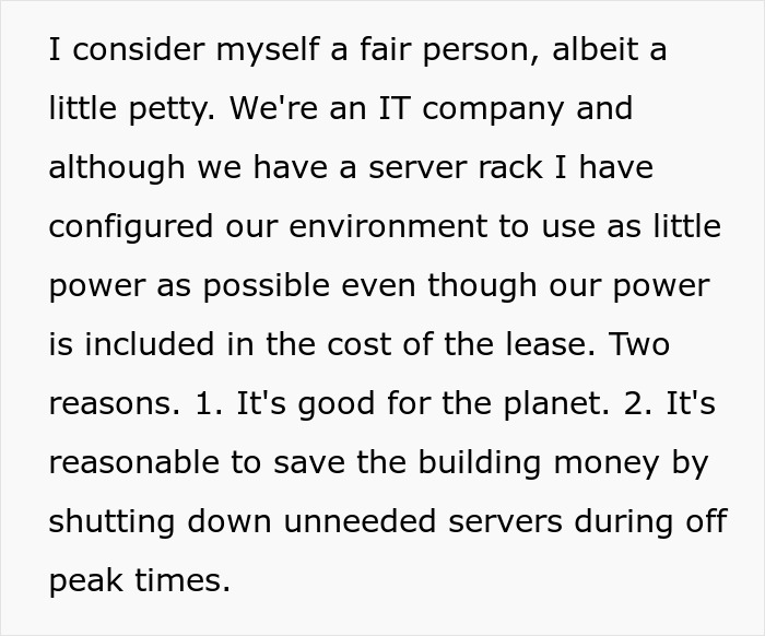 Landlord Denies $400 Refund For Repairs, IT Guy Amps Up His Machinery So It Costs Him $500/Month Landlord Denies $400 Refund For Repairs, IT Guy Amps Up His Machinery So It Costs Him $500/Month