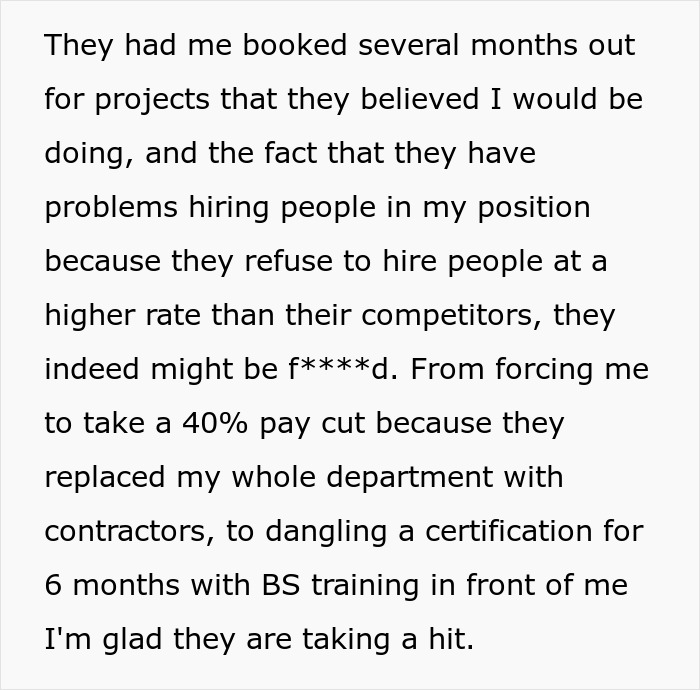 Boss Cuts Employee’s Wage By 40% Without Realizing He’s The Only One Keeping $100K Projects Afloat Boss Cuts Employee’s Wage By 40% Without Realizing He’s The Only One Keeping $100K Projects Afloat