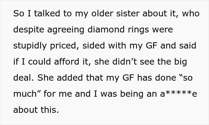 Guy Refuses To Spend $10k On An Engagement Ring, Gets A Reality Check Online Guy Refuses To Spend $10k On An Engagement Ring, Gets A Reality Check Online