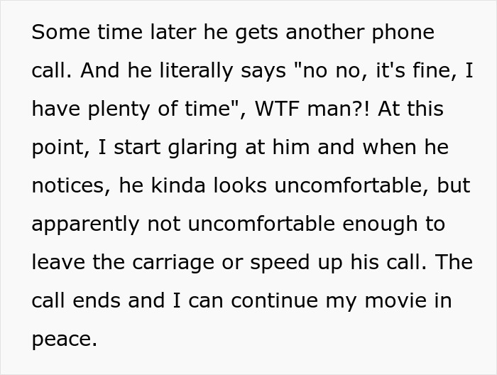 Woman Ruins Man’s Phone Calls After He Ignores Her Request To Keep It Quiet Woman Ruins Man’s Phone Calls After He Ignores Her Request To Keep It Quiet