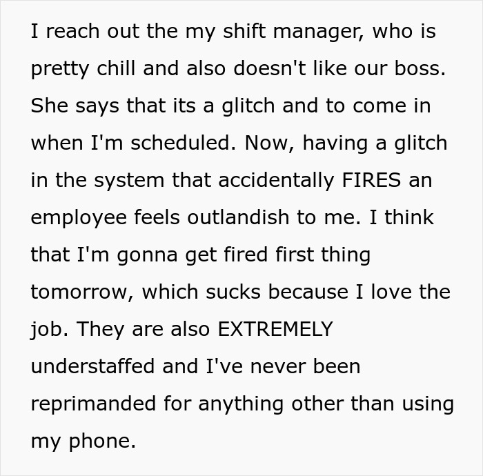 “I Think I Got Fired And They Forgot To Tell Me”