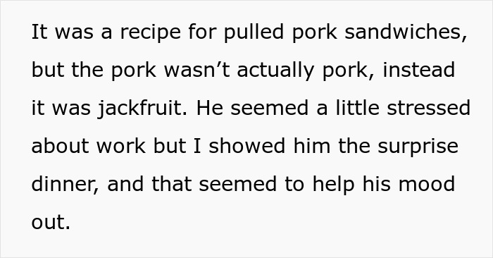 Husband Gets The Silent Treatment After Partner Finds Out The Dinner He Ate Was Vegan Husband Gets The Silent Treatment After Partner Finds Out The Dinner He Ate Was Vegan