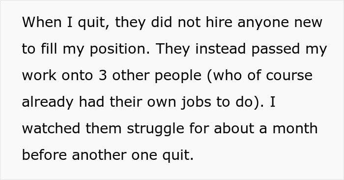 Person Started A Chain Of Resignations By Leaving And Felt Good Watching Their Company Crumble Person Started A Chain Of Resignations By Leaving And Felt Good Watching Their Company Crumble