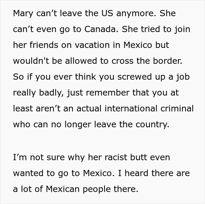 Woman Channels Her ‘Amazing’ Powers Of Racism To End Up Banned From Ever Leaving The Country