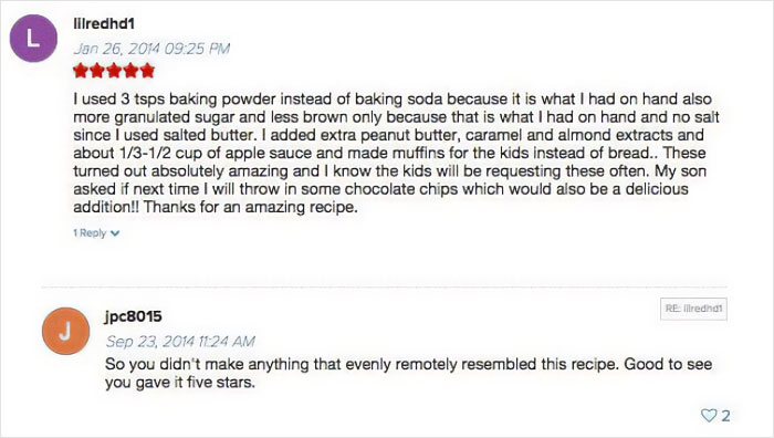 Things Are Getting Tense In This Banana Bread Recipe's Comments Section
