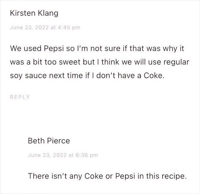 Recipe For A London Broil Marinade. There Indeed Is No Pepsi Or Coke