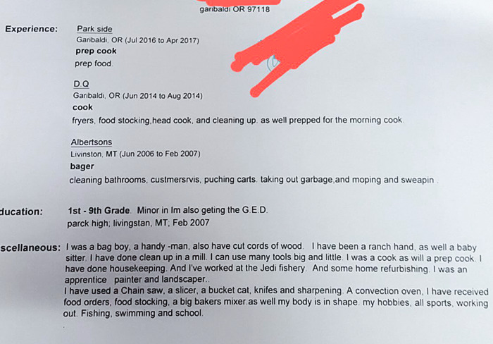 If You Want A Good Laugh, Please Read This Resume A Guy Dropped Off At My Work