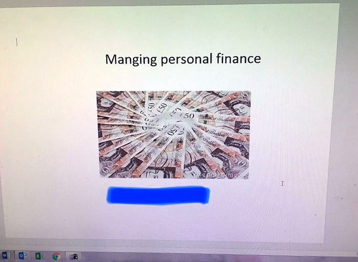 A CV Emailed To The Recruitment Agency I Work For. This Is The Entire Resume And The Blue Is Where His Name Was