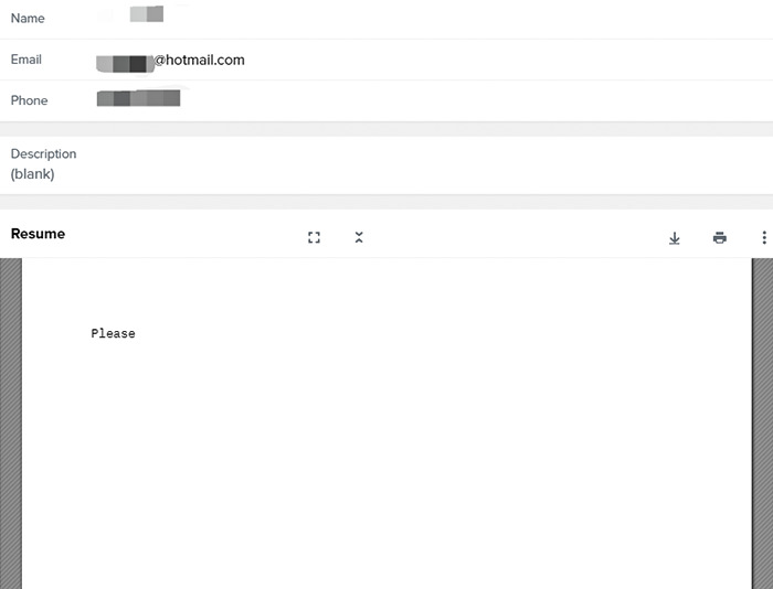 Receiving Resumes During A Pandemic