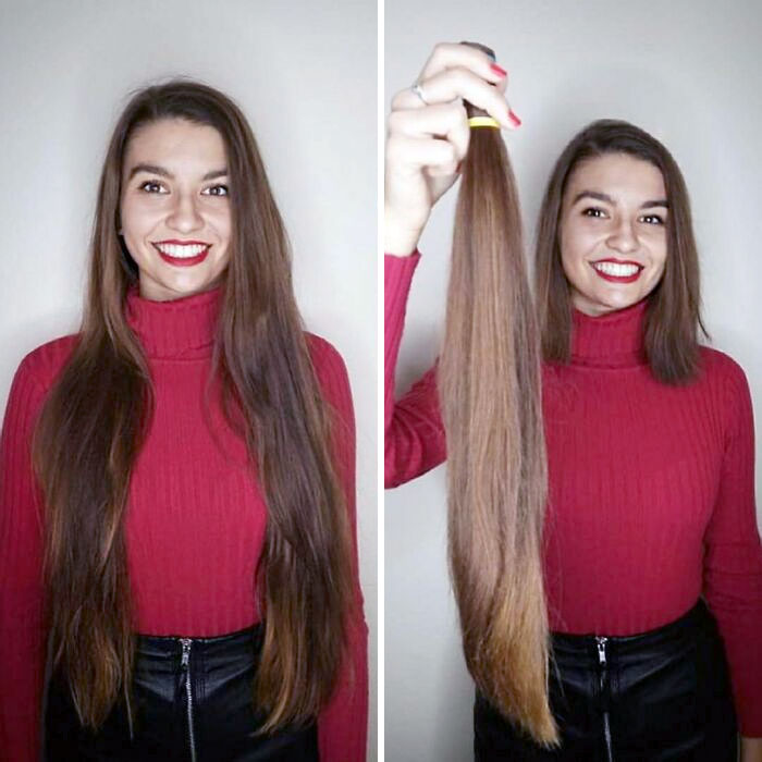 Before vs. After Cutting And Donating