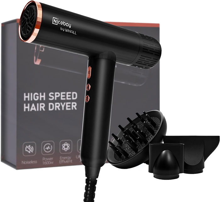 Picture of Nicebay ionic hair dryer on amazon