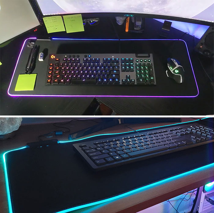 Picture of RGB mousepad LED on amazon
