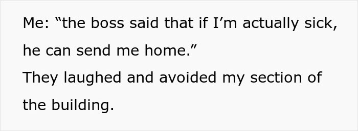 Boss Doesn’t Believe Employee Is Actually Sick, Demands She Come In, Gets Karma Served Boss Doesn’t Believe Employee Is Actually Sick, Demands She Come In, Gets Karma Served