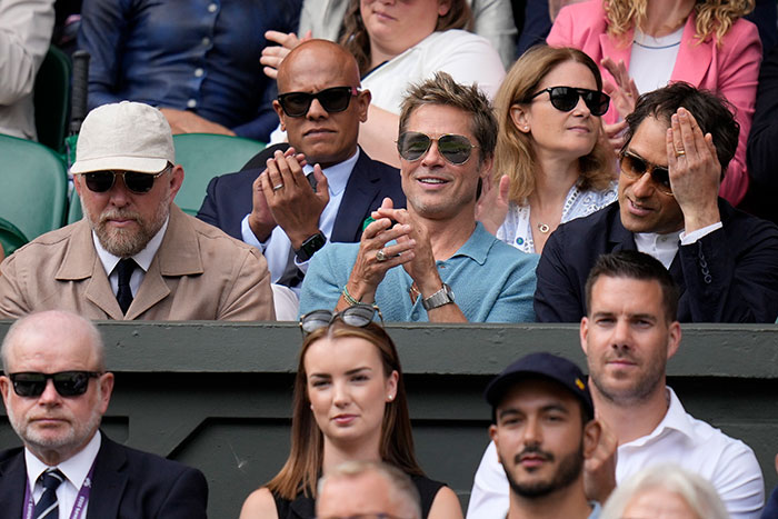 Fans Are Surprised By Brad Pitt’s Age After Pics Of Him At Wimbledon Go Viral