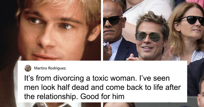 Fans Are Surprised By Brad Pitt’s Age After Pics Of Him At Wimbledon Go Viral