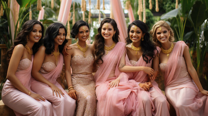 We Asked Ai To Create A Barbiecore-Inspired Wedding Photo Album