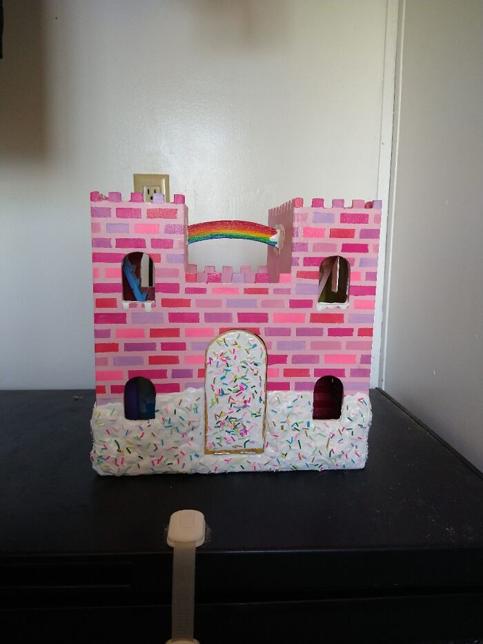 Turning A Castle I Got At The Craft Store Into A Desert Themed Doll House