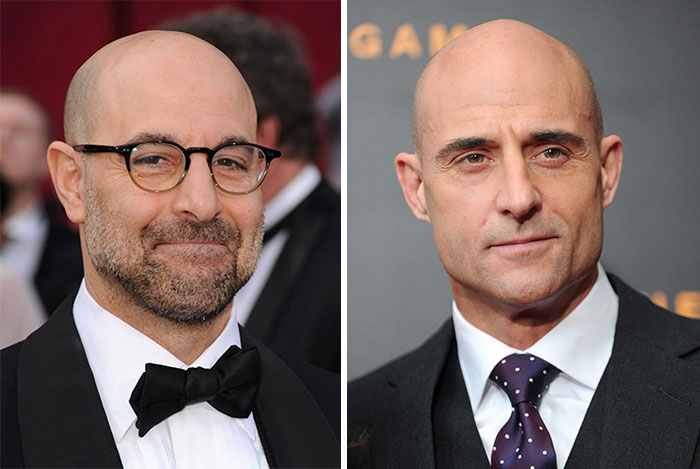 Stanley Tucci And Mark Strong