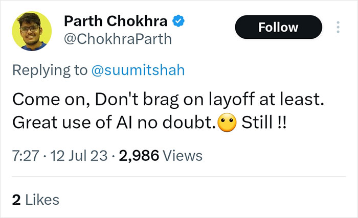 Tone-Deaf CEO Says He Fired 90% Of Staff Because Of New AI, Gets Slammed Online