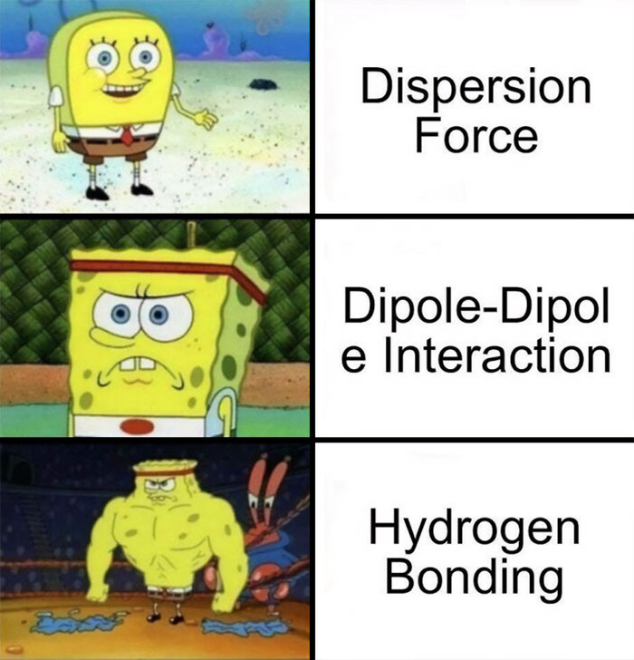 Chemistry meme about connections 