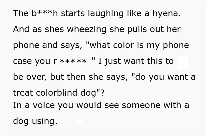 'Karen' Makes Fun Of Employee For Being Colorblind, He Makes Sure She Regrets It 'Karen' Makes Fun Of Employee For Being Colorblind, He Makes Sure She Regrets It