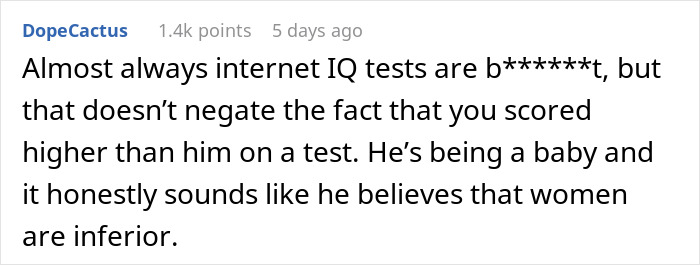 “He Denied Everything”: Woman Calls Out Husband’s Cold Behavior After IQ Test Changes Him “He Denied Everything”: Woman Calls Out Husband’s Cold Behavior After IQ Test Changes Him