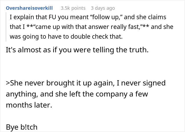 “She Doesn’t Know Basic Corporate Acronyms”: Oblivious Supervisor Reprimands Employee “She Doesn’t Know Basic Corporate Acronyms”: Oblivious Supervisor Reprimands Employee