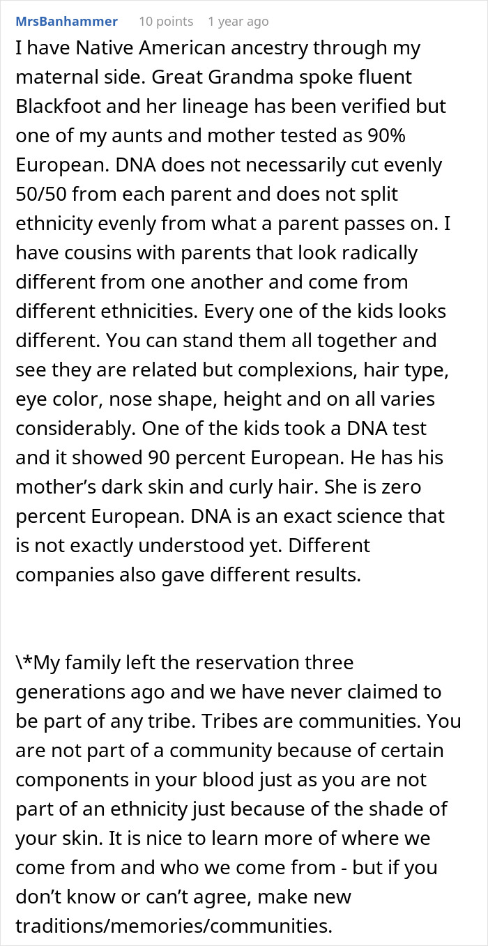 “It’s Frankly Embarrassing”: Woman Confronts Mom About Their Ancestry After Taking A DNA Test “It’s Frankly Embarrassing”: Woman Confronts Mom About Their Ancestry After Taking A DNA Test