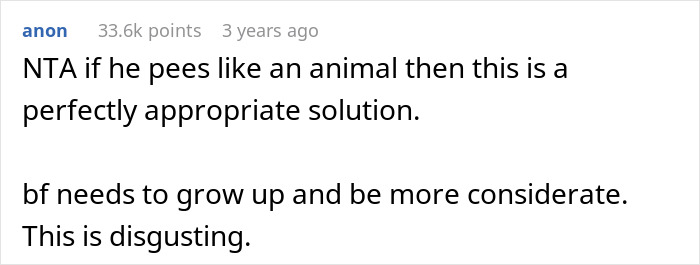 “The Bathroom Floor Was Suddenly Always Wet”: BF Keeps Missing The Toilet, GF Gets Resourceful “The Bathroom Floor Was Suddenly Always Wet”: BF Keeps Missing The Toilet, GF Gets Resourceful
