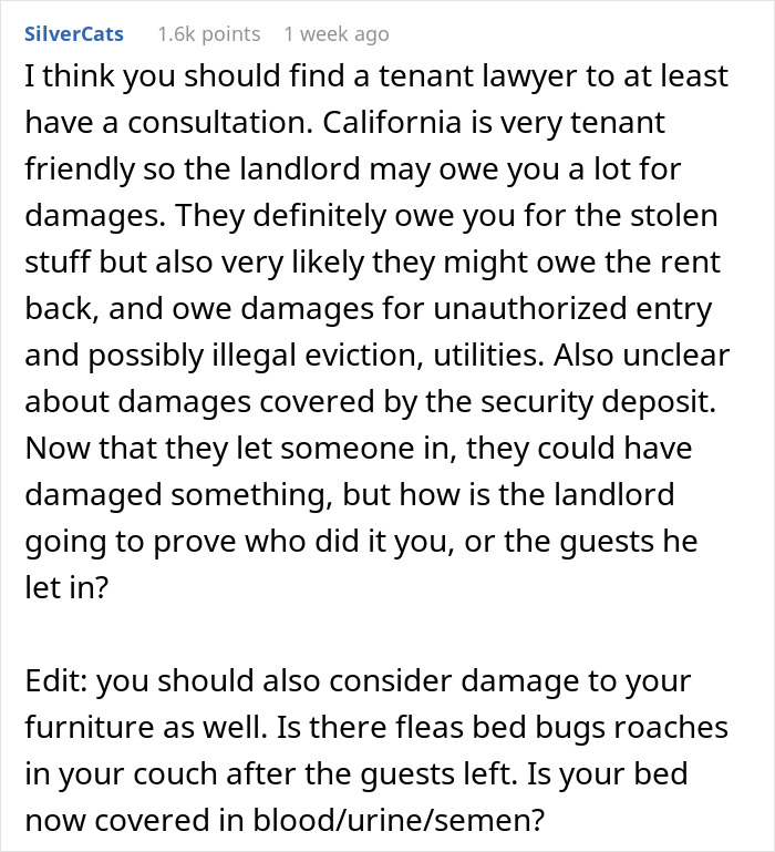 Tenant Thinks Their Stuff Was Stolen While On Vacation, Learns Their Home Was Airbnb'd By Landlord Tenant Thinks Their Stuff Was Stolen While On Vacation, Learns Their Home Was Airbnb'd By Landlord