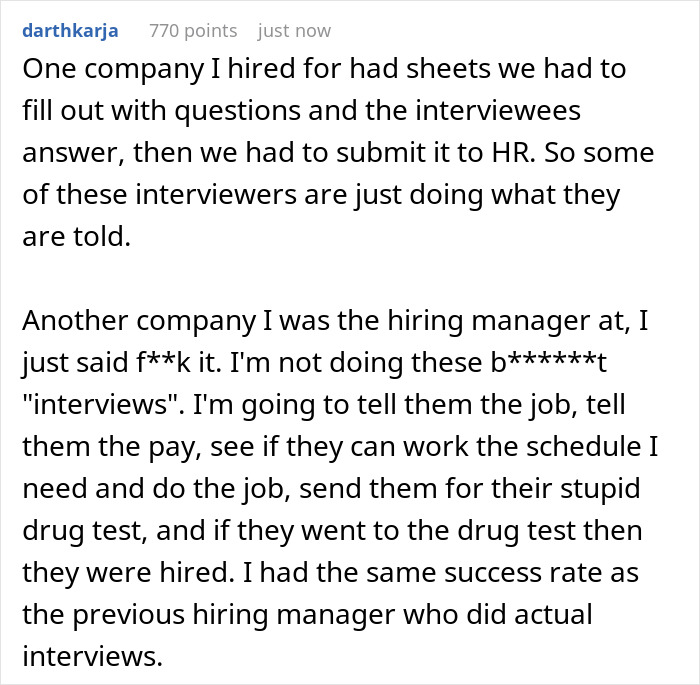 Netizens Back This Man Mocking The Expectation To Express Over-The-Top Motivation In Job Interviews Netizens Back This Man Mocking The Expectation To Express Over-The-Top Motivation In Job Interviews