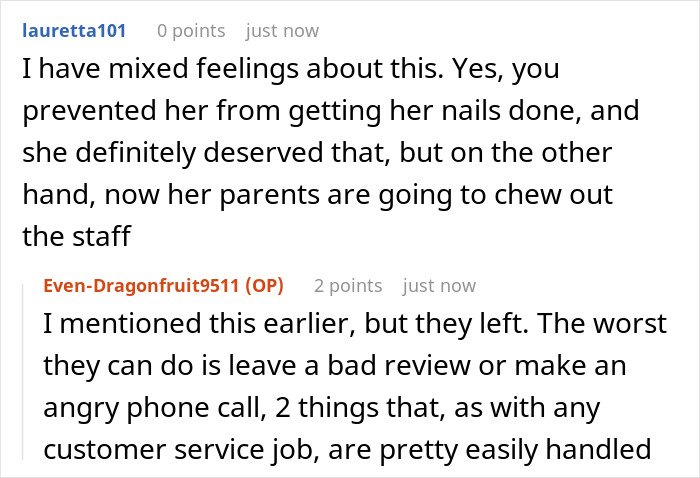 Poster Receives Mixed Reactions After Sharing How They Taught Entitled Nail Salon Clients A Lesson Poster Receives Mixed Reactions After Sharing How They Taught Entitled Nail Salon Clients A Lesson