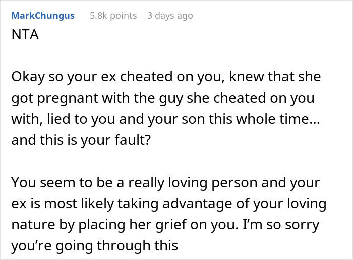 Guy Raises His Son Even Though He Knows He's Not His, Ex Is Livid He Found Out Somehow Guy Raises His Son Even Though He Knows He's Not His, Ex Is Livid He Found Out Somehow