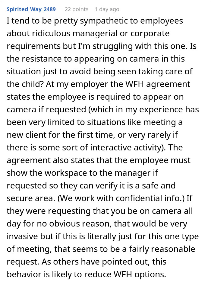 Boss Asks For Cameras To Be On And Full Engagement During Online Meets, One Worker “Delivers”