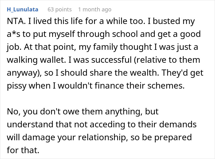 Person Refuses To Help Their ‘Golden’ Child’ Brother As They Had To Make It All On Their Own Person Refuses To Help Their ‘Golden’ Child’ Brother As They Had To Make It All On Their Own
