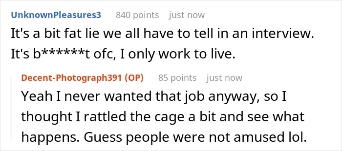 Netizens Back This Man Mocking The Expectation To Express Over-The-Top Motivation In Job Interviews Netizens Back This Man Mocking The Expectation To Express Over-The-Top Motivation In Job Interviews