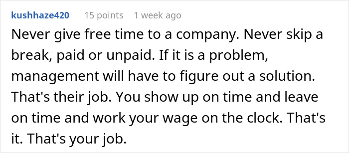 Employee Has Lunch Break At 12:40, It Renders The Boss Livid, Who Texts Them To Return Employee Has Lunch Break At 12:40, It Renders The Boss Livid, Who Texts Them To Return