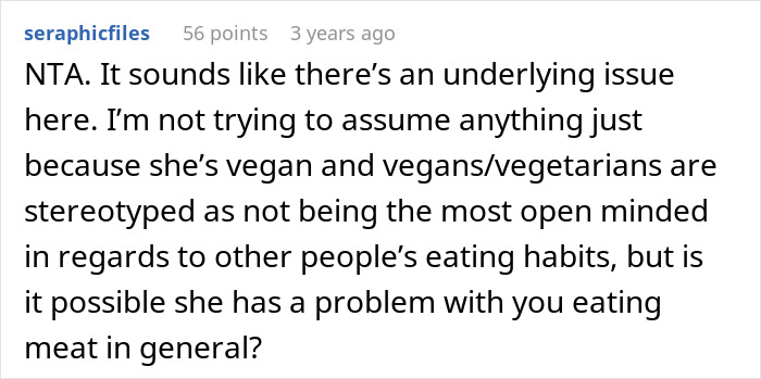 “AITA For Adding Meat To My Girlfriend’s Vegan Dishes?”
