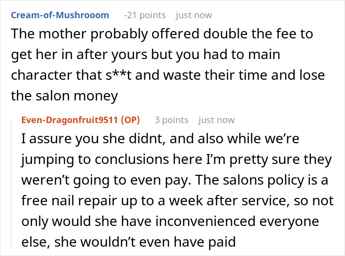Poster Receives Mixed Reactions After Sharing How They Taught Entitled Nail Salon Clients A Lesson