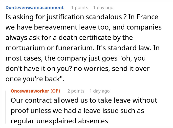 "There Was Stone Cold Silence": Manager ‘Karen’ Denies Worker Funeral Leave, Is Made To Regret It "There Was Stone Cold Silence": Manager ‘Karen’ Denies Worker Funeral Leave, Is Made To Regret It