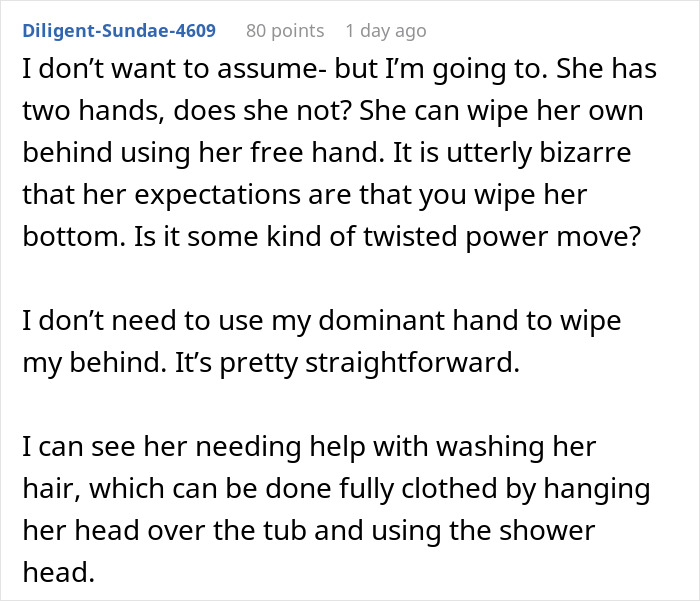 19 Y.O. Says No To Taking Care Of Mom Post Wrist Surgery, Asks If She’s A Jerk