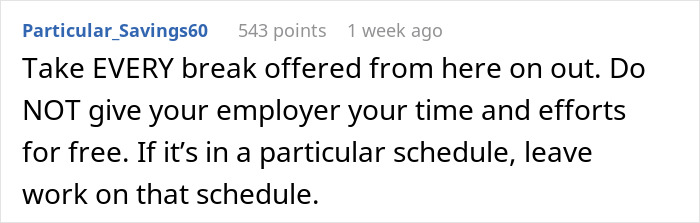 Employee Has Lunch Break At 12:40, It Renders The Boss Livid, Who Texts Them To Return Employee Has Lunch Break At 12:40, It Renders The Boss Livid, Who Texts Them To Return