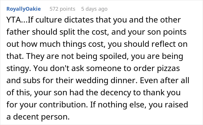Dad Wants Son To Throw A Wedding For Under $10k Like He Did In The ‘80s, Gets Brought Back To 2023