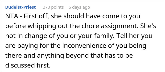 Woman Demands SIL’s Kids Do Chores Around The House They Don’t Even Live In, Drama Ensues